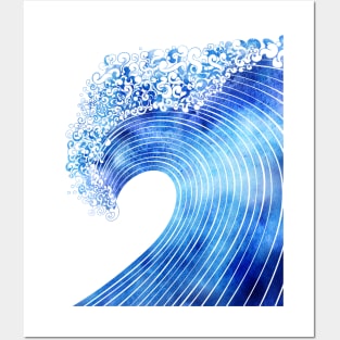 Blue Swell Posters and Art